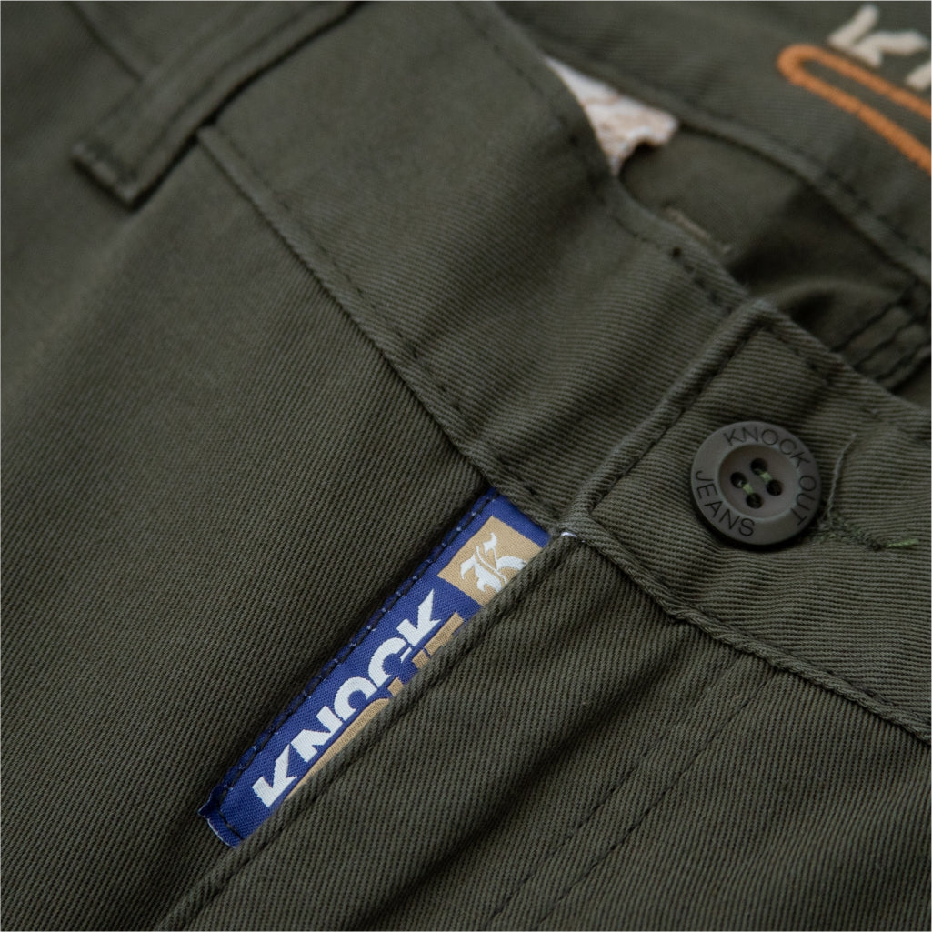 Pantalón Dril Verde Militar - Karioka shop - Karioka shop